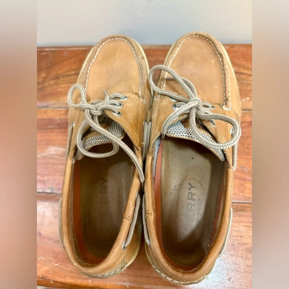 Sperry Billfish Casual Moc Toe Leather Boat Shoes Size 9.5